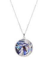 Equilibrium Rabbit Long Paua Necklace